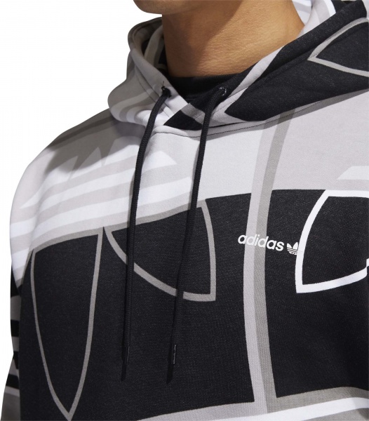 Джемпер Adidas AOP LOGO PLAY H H31318 р. L черный