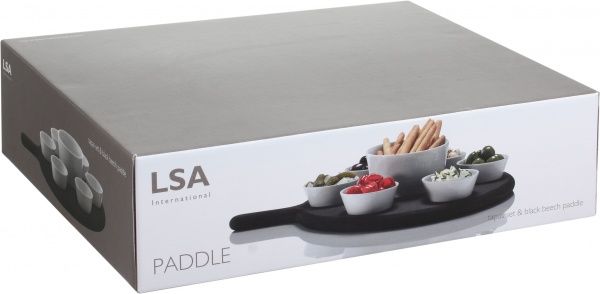 Набір піал на чорній підставці Paddle LSA 