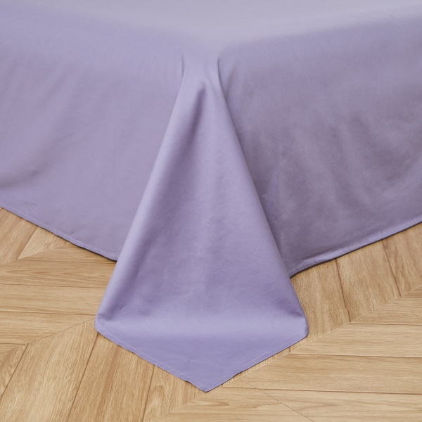 Комплект постільної білизни Mirano 2 білий із бузковим La Nuit 