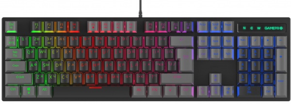 Клавіатура ігрова GamePro (MK105R) black 