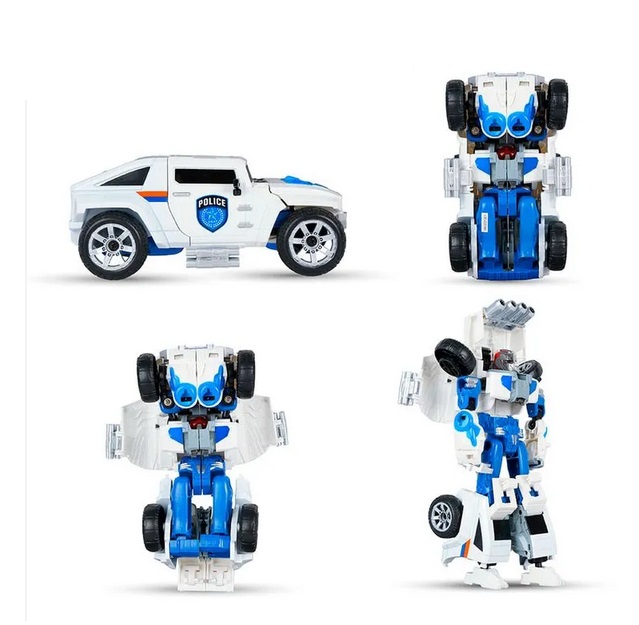 Робот-трансформер Qunxing Toys Полицейский джип KY80307L-5
