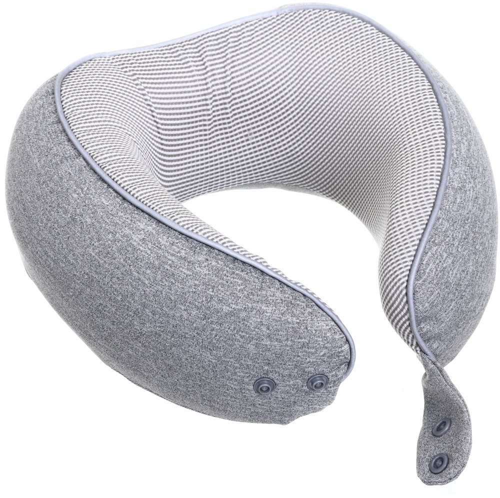 Подушка для подорожей Grace Luna 24x25 см світло-сірий