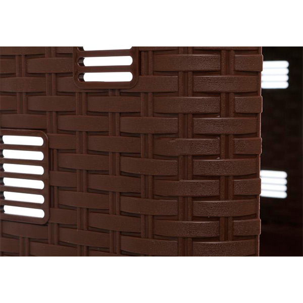 Этажерка Тарлев Ротанг 830x520x300 мм коричневый 