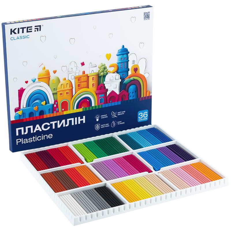 Пластилин Classic 36 цветов 720 г KITE