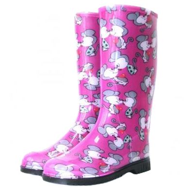 Сапоги резиновые Мышки розовые 37 размер