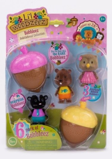 Набір фігурок Li'l Woodzeez Bobblehead 6 од. Серія 3 63200Z 