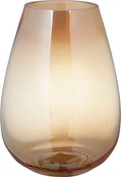 Ваза Амбер 18,5х25,5 см бурштиновий Wrzesniak Glassworks