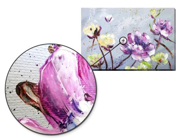 Картина Яркие цветы 60x90 см SvitArt F-490 