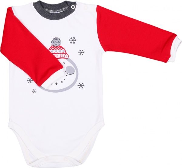 Боді дитяче унісекс Baby Veres Happy New Year суцільний р.62 червоний 