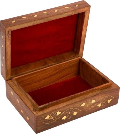 Скринька з дерева маленька з узором WD.265-3