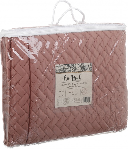 Покривало Valencia 160x220 см La Nuit пудровий 