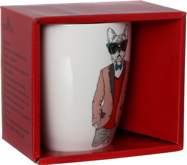 Чашка Модні звірі Містер Пес 360 мл 21-272-073 Keramia