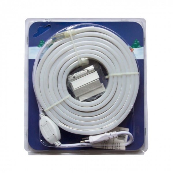 Электрогирлянда линейная Девилон Гибкая трубка теплый белый 950057 светодиодная (LED) 3 м 