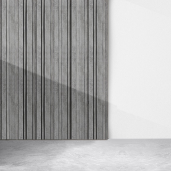 3D-панель MARCO decor 12912-707-S серый бетон с серебряным 129х12х2900 мм (0,37 кв.м)