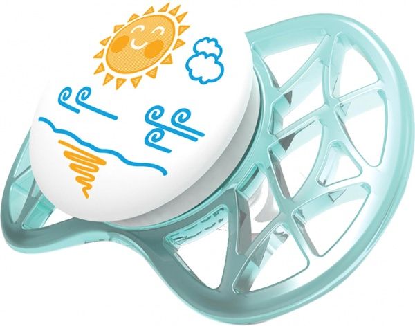 Пустушка симетрична Nuvita Air 0 м + 2 шт. NV7061Boy