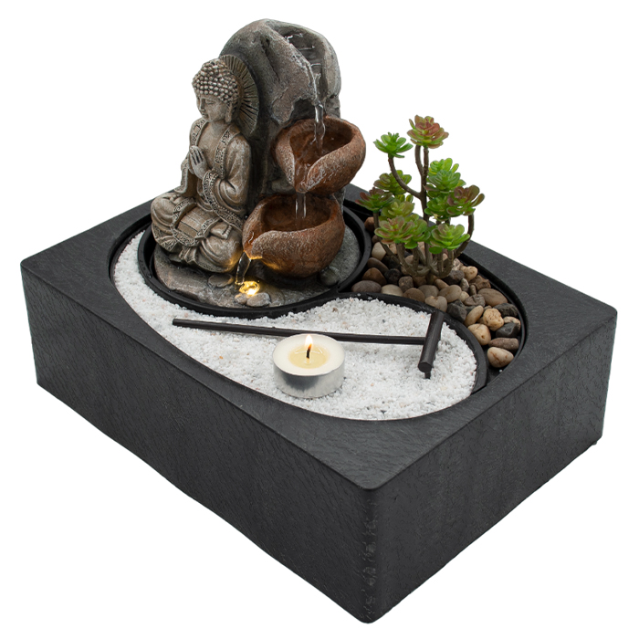 Фонтан декоративний Engard Budda 29х21х22 см (FT-11)