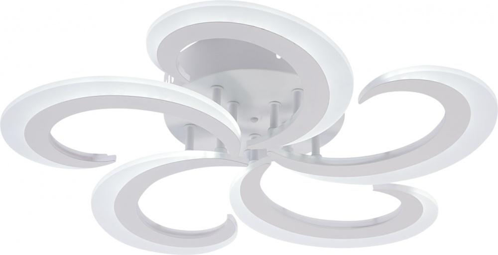 Люстра светодиодная ELIOS Bloom, с пультом 70 Вт 101 Белая DL1006