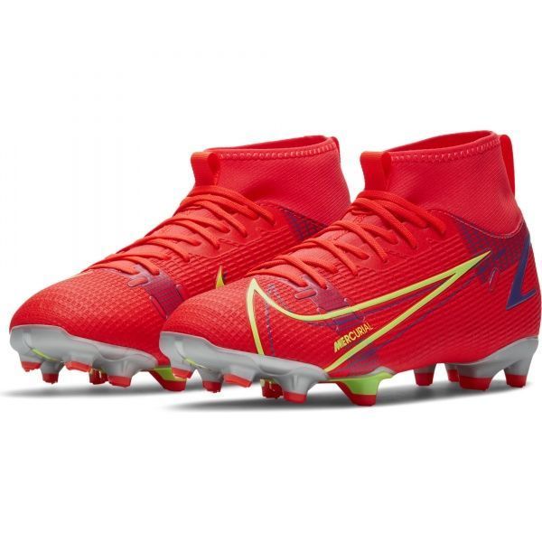 Бутсы Nike Mercurial Superfly 8Academy FG/MG CV1127-600 р. US 6Y красный