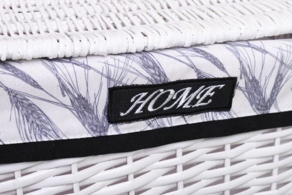 Кошик плетений Tony Bridge Basket з текстилем 37х27х48 см HQN20-2AB-2 