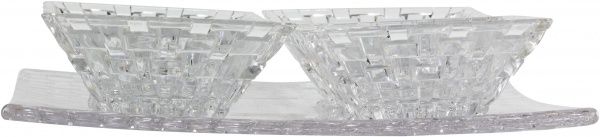 Набор салатников на блюде Bocca Nova 4 шт. 18458 Nachtmann