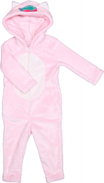 Кигуруми-пижама для девочки Фламинго 822-910 р.98 розовый с молочным 