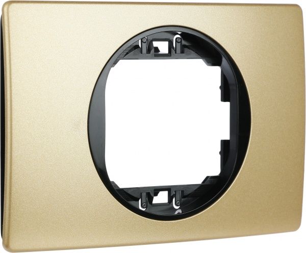 Рамка одномісна Aling-Conel EON горизонтальна золото E6803.GE