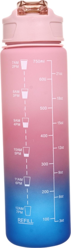 Бутылка для воды Smart Kitchen by Flamberg Gradient 750 мл фиолетово-розовый