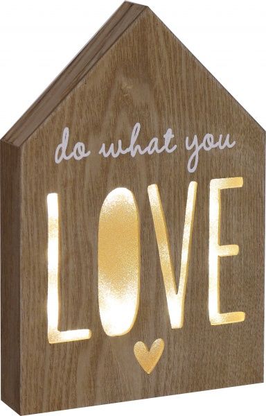 Декор настенный LED be what you Love 25x17 см 