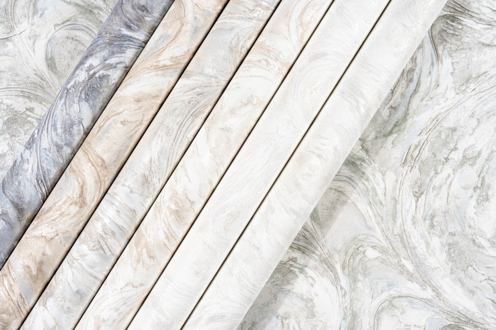 Обои виниловые на флизелиновой основе Славянские обои Le Grand platinum Зигзаг 8774-01 1,06x10,05 м