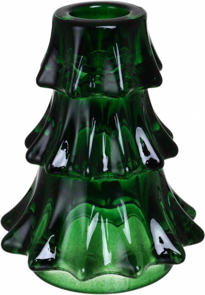 Подсвечник X-mas tree 9х11 см зеленый CY770063-M Sensio