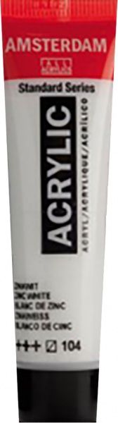Фарба акрилова білила цинкові 104 20 мл Amsterdam Standart Royal Talens
