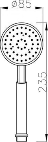 Ручной душ  Mixxen Карлотта MXZ0050