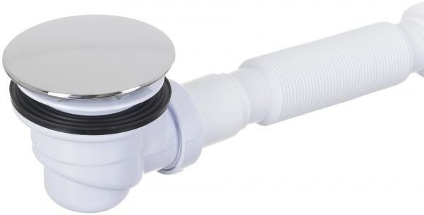 Сифон для поддона ScandiSPA для душевых кабин и низких поддонов h65/d90