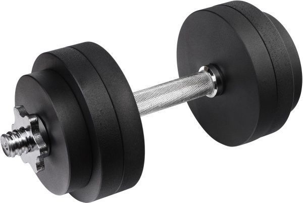 Гантель UP! (Underprice) набірна 17,5 кг чорний 