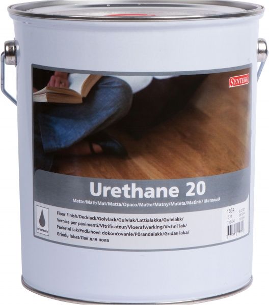 Лак паркетный URETHANE 20 SYNTEKO мат 5 л