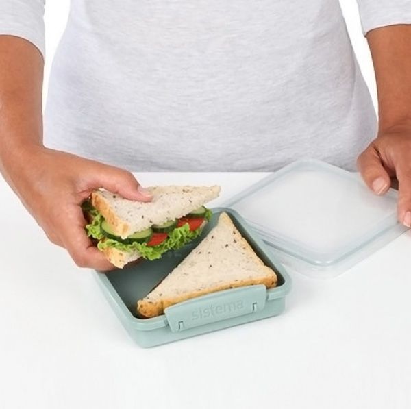 Контейнер для хранения RENEW 0,45 л пластик серый 02500214 Sistema