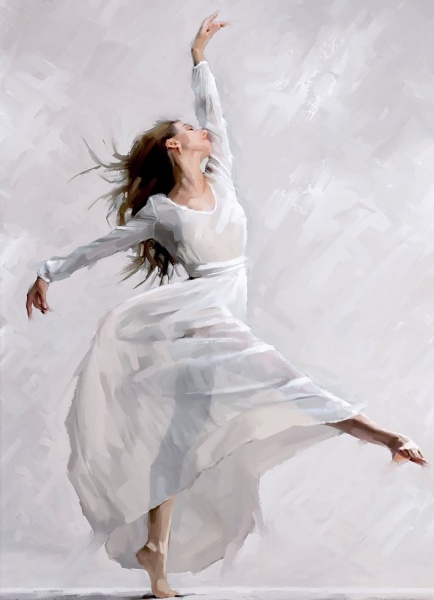 Репродукция Балерина Маклейн 50x70 см Арт Фемелі 