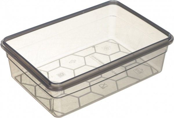 Контейнер пищевой 850 мл (114602-transp-grey) Follow Me