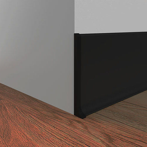 Заглушка права АЛЮПРО ПАС 4729 чорний мат 40 мм