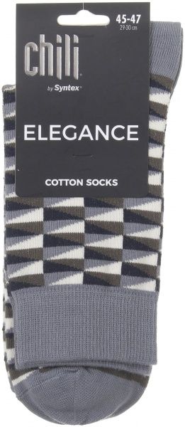 Шкарпетки чоловічі CHILI CHILI ELEGANCE 163 фігура р. 25-26 сірий 