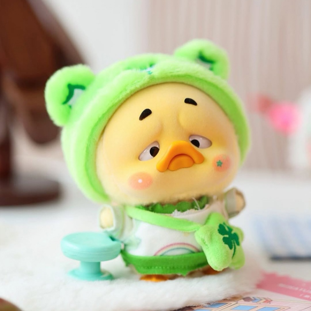 Колекційна м'яка іграшка Pop Top з кільцем Upset Duck x Care Bears Будь веселкою різнокольоровий AP17183806800C