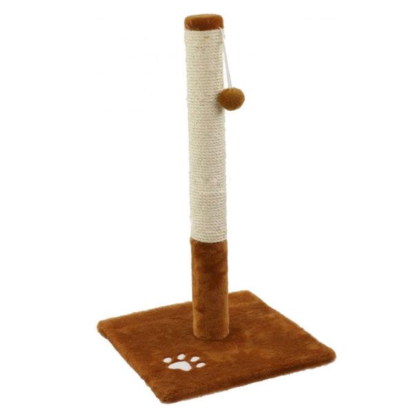 Когтеточка Природа Д01 столбик коричневая 37х37х66 см