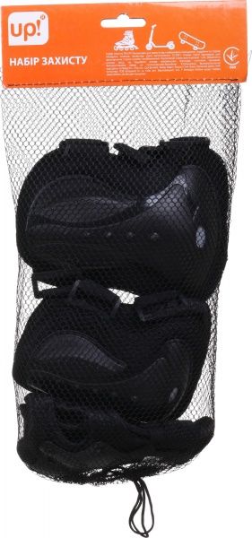 Комплект захисту MaxxPro для роликових ковзанів PR-5-BK р. L чорний