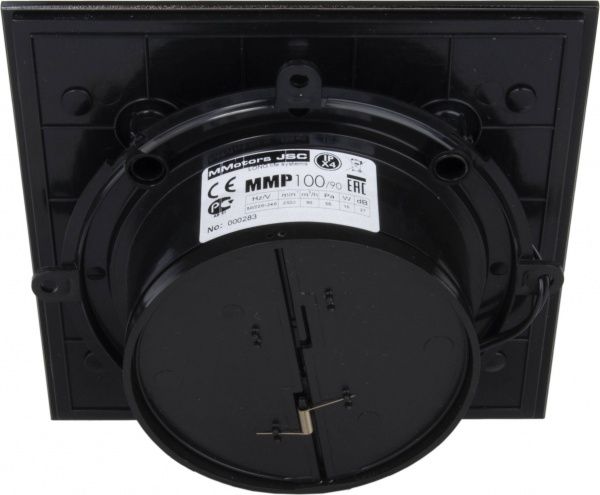 Вентилятор MMotors ММ-Р 06 черный глянцевый сверхтонкий