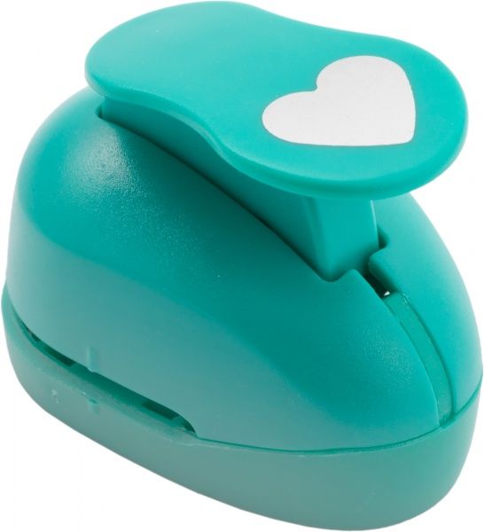 Фигурный дырокол Сердце 2,5 см  Rosa Talent