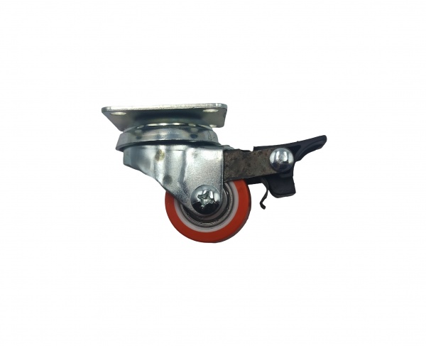 Ролик меблевий поворотний з фіксатором D35 Н54 Burak