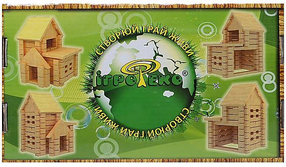 Конструктор Igroteco Домик с гаражом