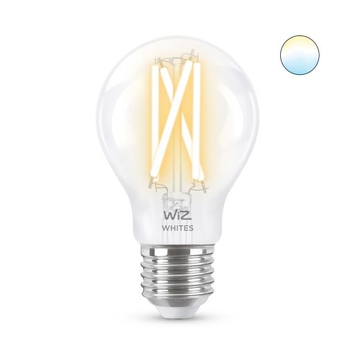 Умная лампа WIZ Smart FIL Wi-Fi 7 Вт A60 прозрачная E27 220 В 2700-6500 К 929003017201 