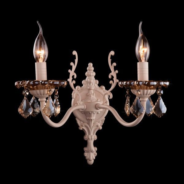 Бра Strotskis Joanna 2x60 Вт E14 бело-золотистый 3281/2 