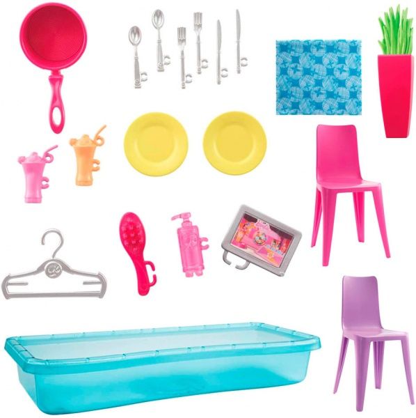 Ігровий будиночок Barbie портативний розкладний з лялькою FXG55